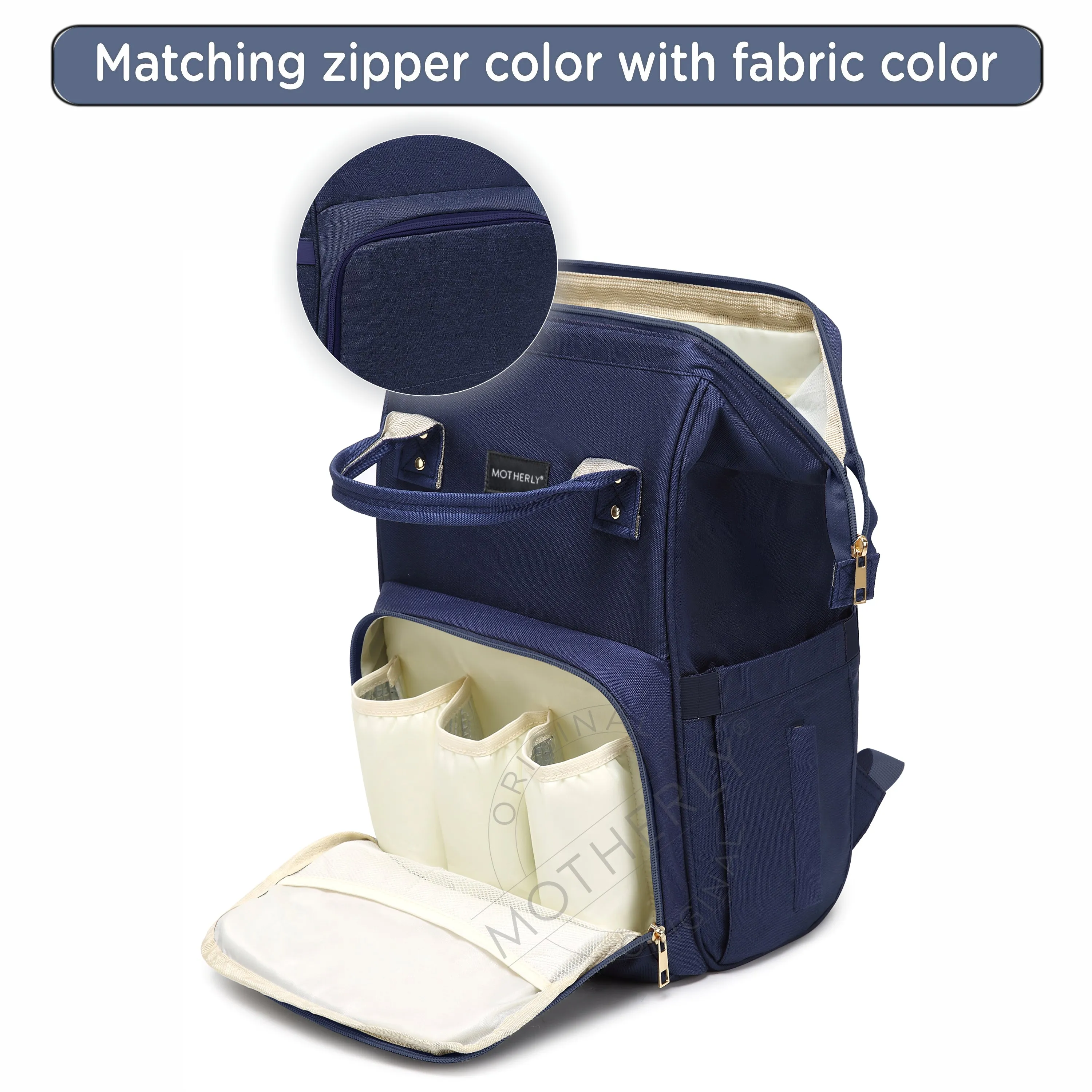 Motherly Everyday Diaper Bag for Mothers for Travel, Maternity Bag for Newborn Baby, Mother Travelling Bag, Multiple Pocket Water Resistant Hospital Bag for moms