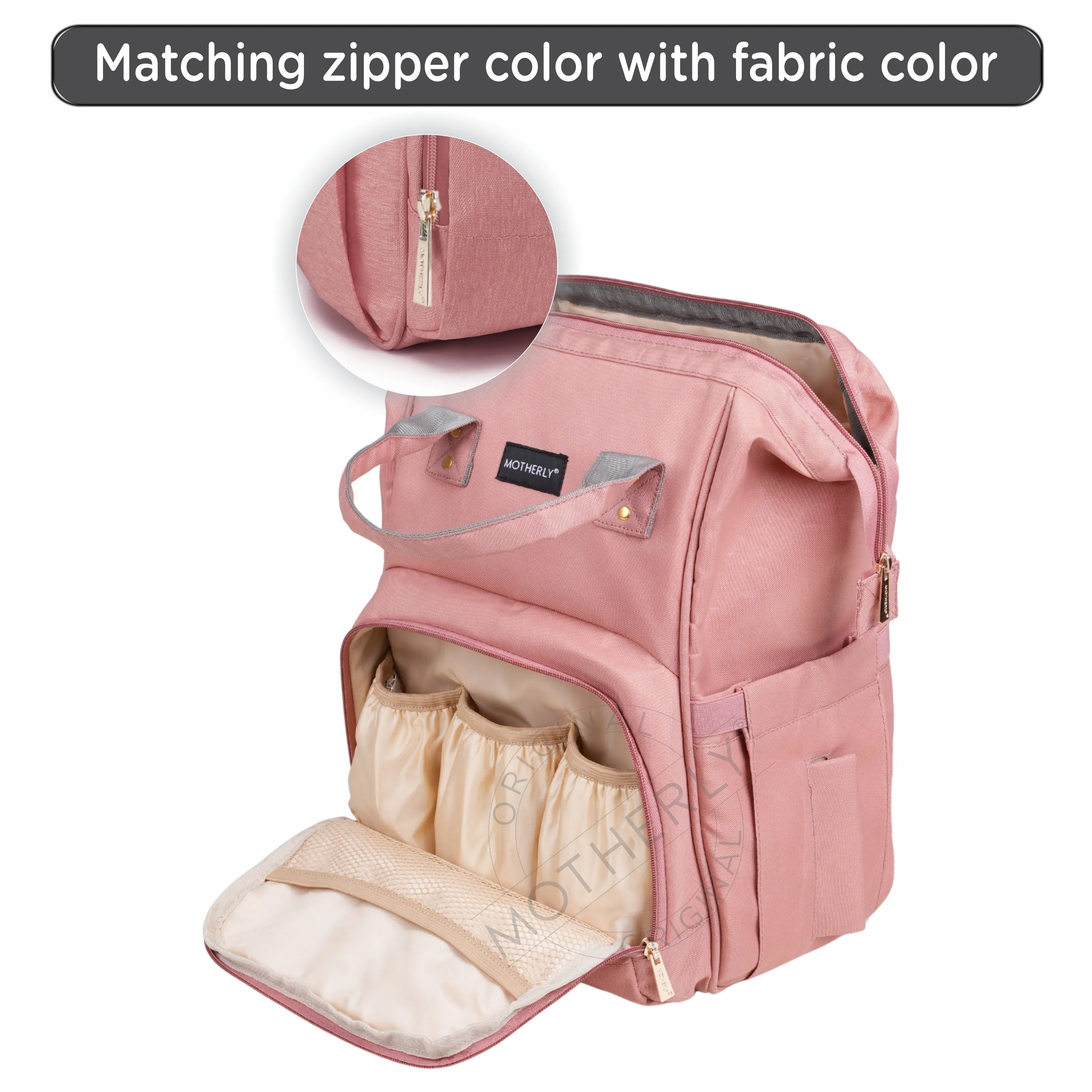 Motherly Everyday Diaper Bag for Mothers for Travel, Maternity Bag for Newborn Baby, Mother Travelling Bag, Multiple Pocket Water Resistant Hospital Bag for moms