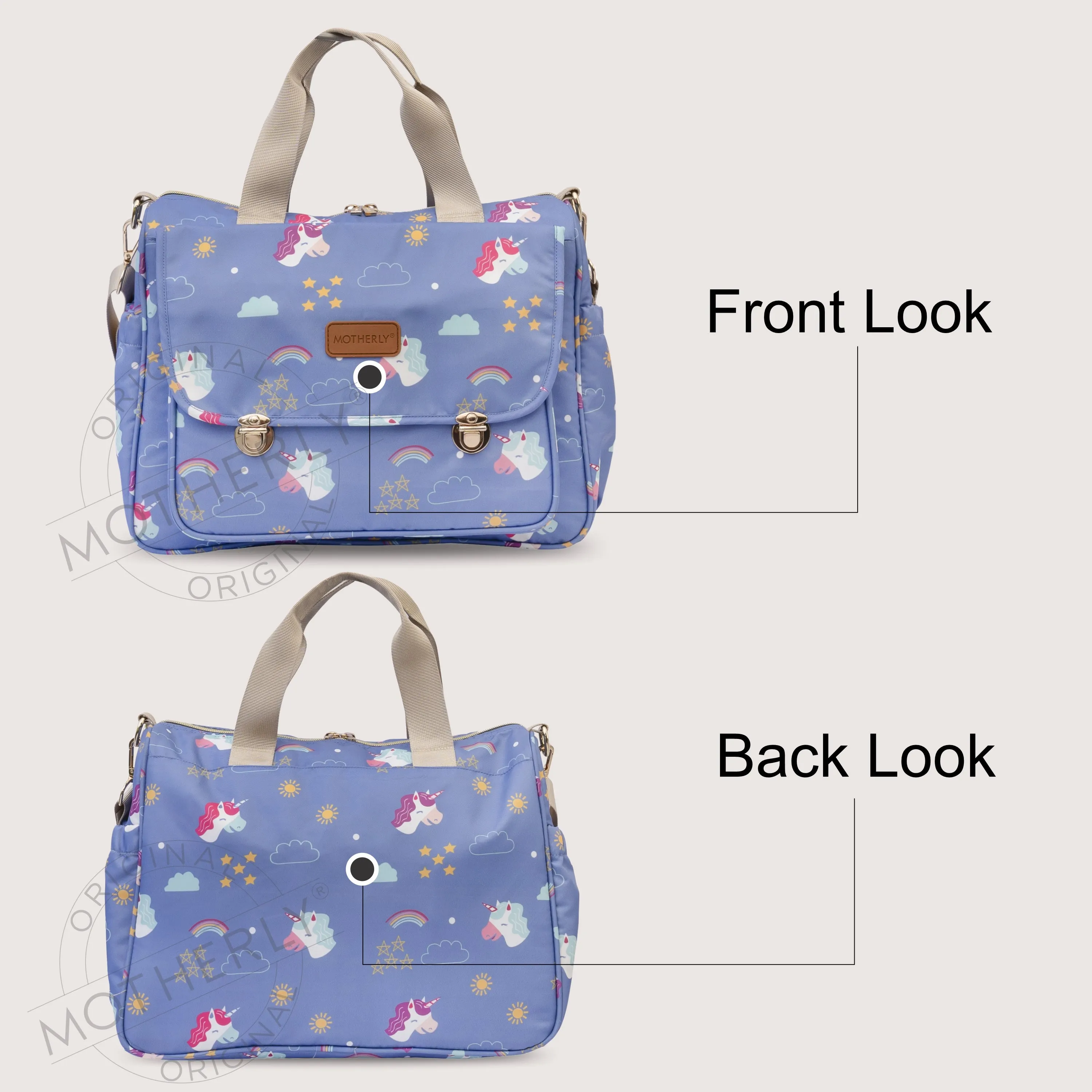 Motherly Glory Tote Diaper Bag for Mothers for Travel, Maternity Bag for Newborn Baby, Mothers Travelling Bag, Multiple Pocket Water Resistant Baby Bag, Hospital Bag for moms