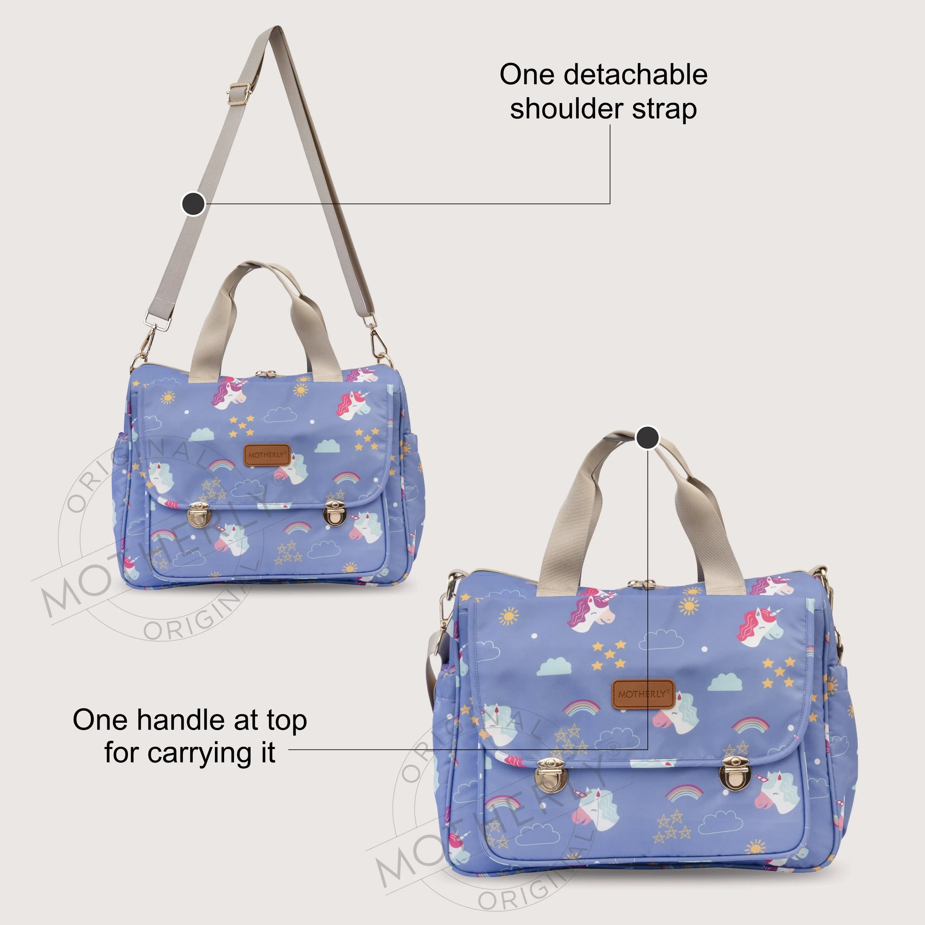 Motherly Glory Tote Diaper Bag for Mothers for Travel, Maternity Bag for Newborn Baby, Mothers Travelling Bag, Multiple Pocket Water Resistant Baby Bag, Hospital Bag for moms