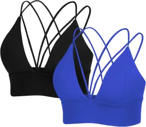 MotoRun Bralettes for Women, Strappy Sports Bra Push up Bralette Sexy Bras Rave Top