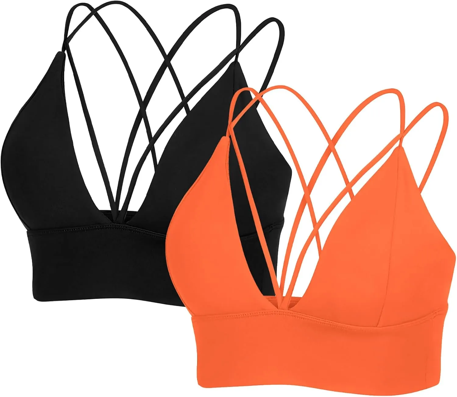 MotoRun Bralettes for Women, Strappy Sports Bra Push up Bralette Sexy Bras Rave Top