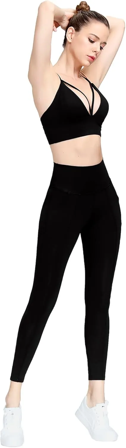 MotoRun Bralettes for Women, Strappy Sports Bra Push up Bralette Sexy Bras Rave Top