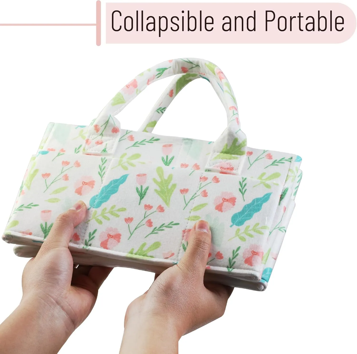 Mr. Pen- Baby Diaper Caddy Organizer, Blooming Palette, Diaper Organizer, Car Diaper Caddy, Baby Caddy Organizer, Portable Diaper Caddy, Diaper Organizer for Changing Table, Baby Organizer for Nursery