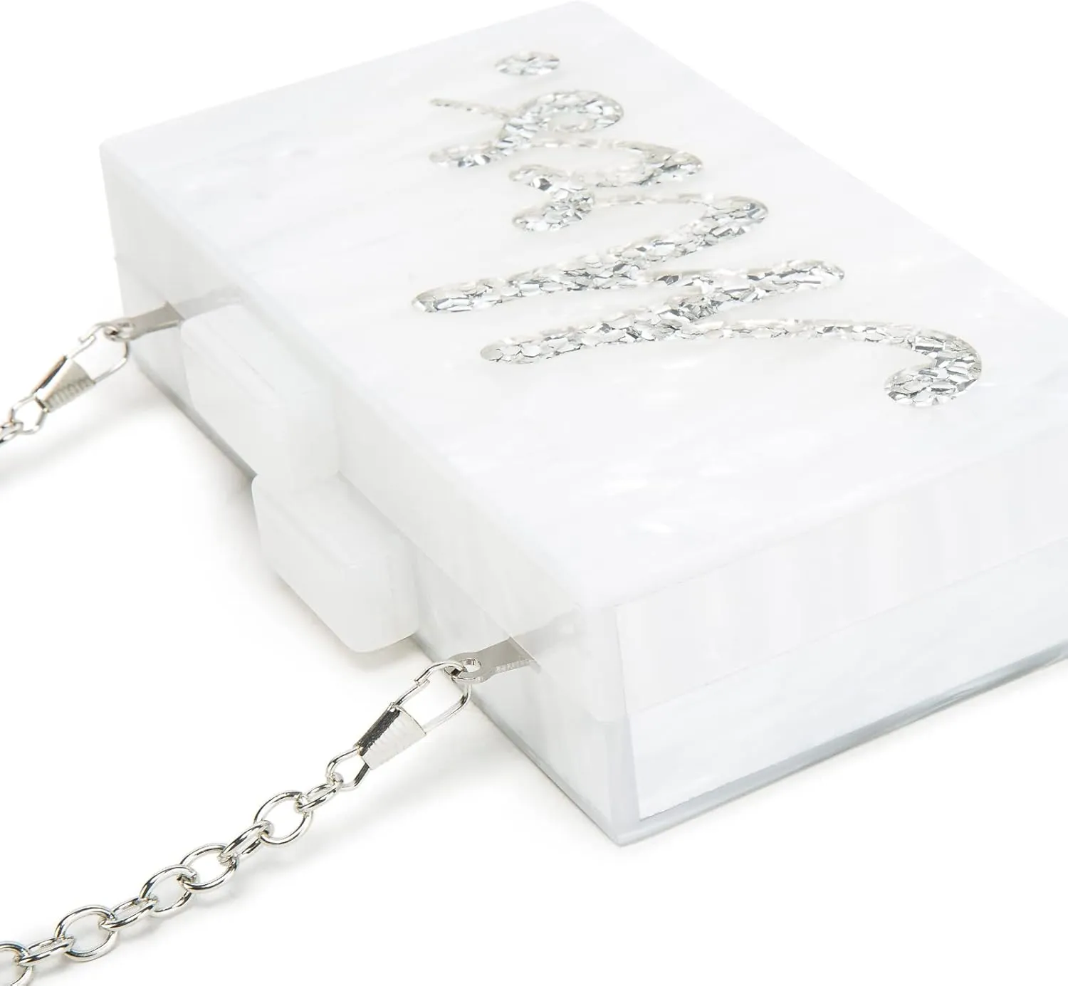 MRS Clutch Purse Women Evening Handbag Acrylic Clutch Bag for Bride Party