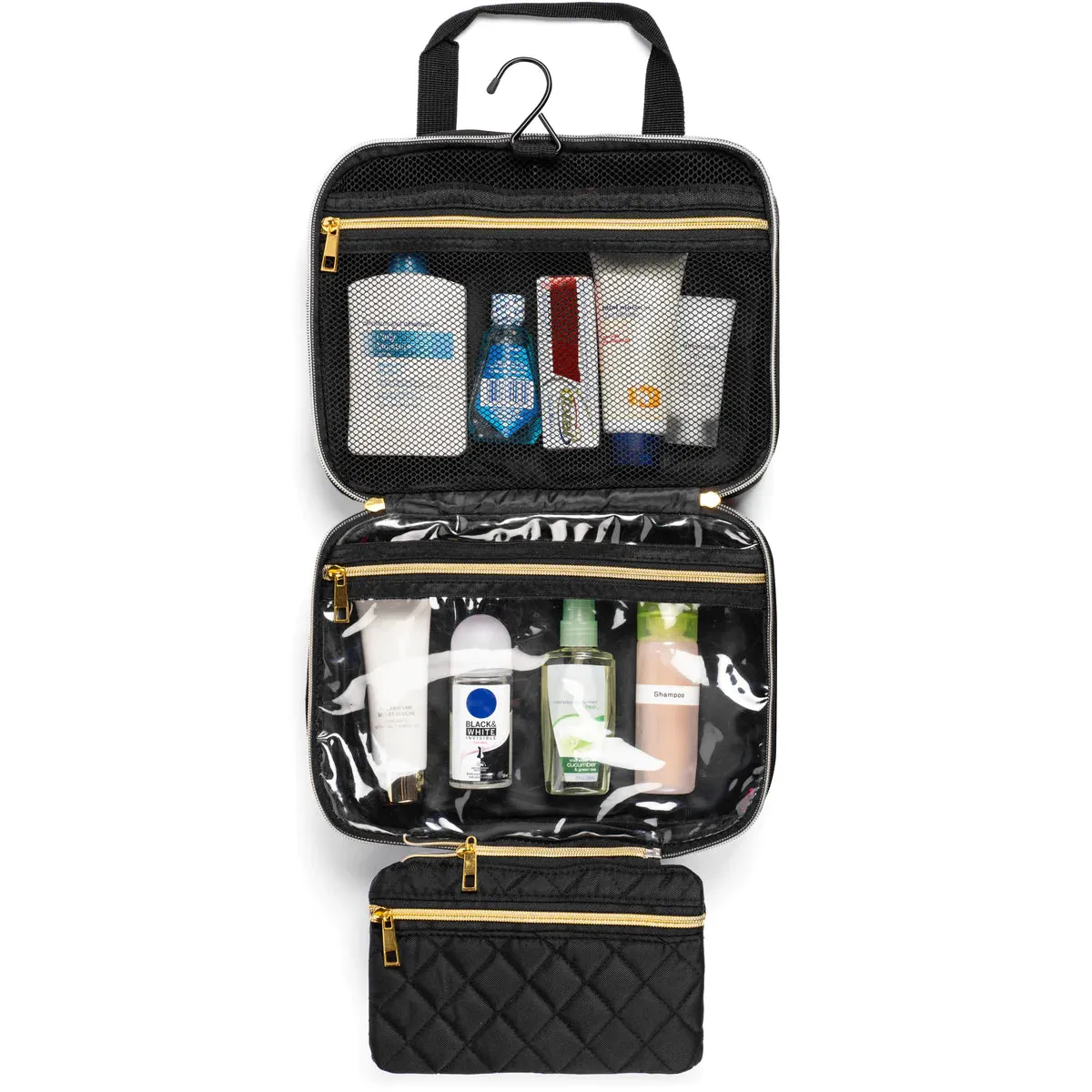 Ms. Jetsetter Hanging Toiletry Bag - With Detachable Toiletry Pouch- $14.99