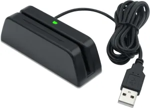 MSR123 Magnetic Stripe Swiper Reader Magstripe Credit Card Reader 3 Track for Quickbooks Online POS System Cashier Registry Cash Register