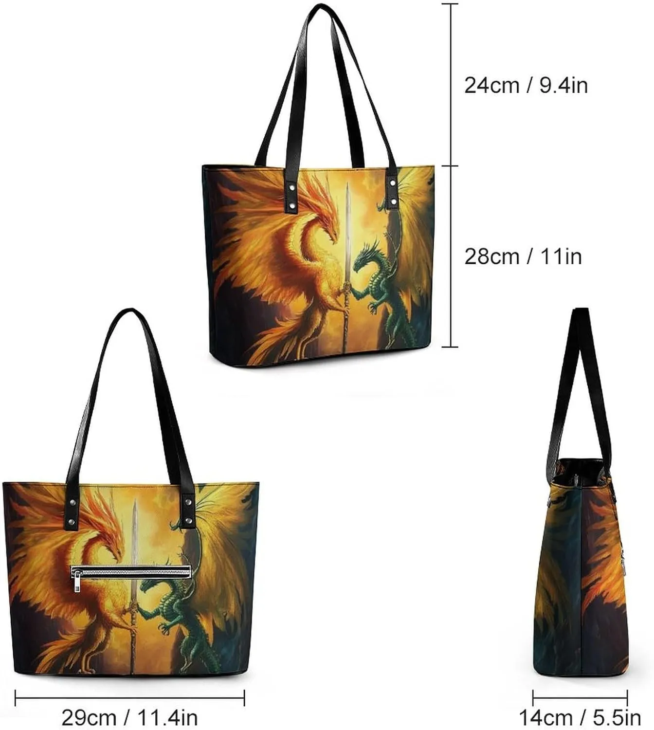 Multifunction Tote Handbags Casual Purse Bags for Women Travel Shoulder Bag