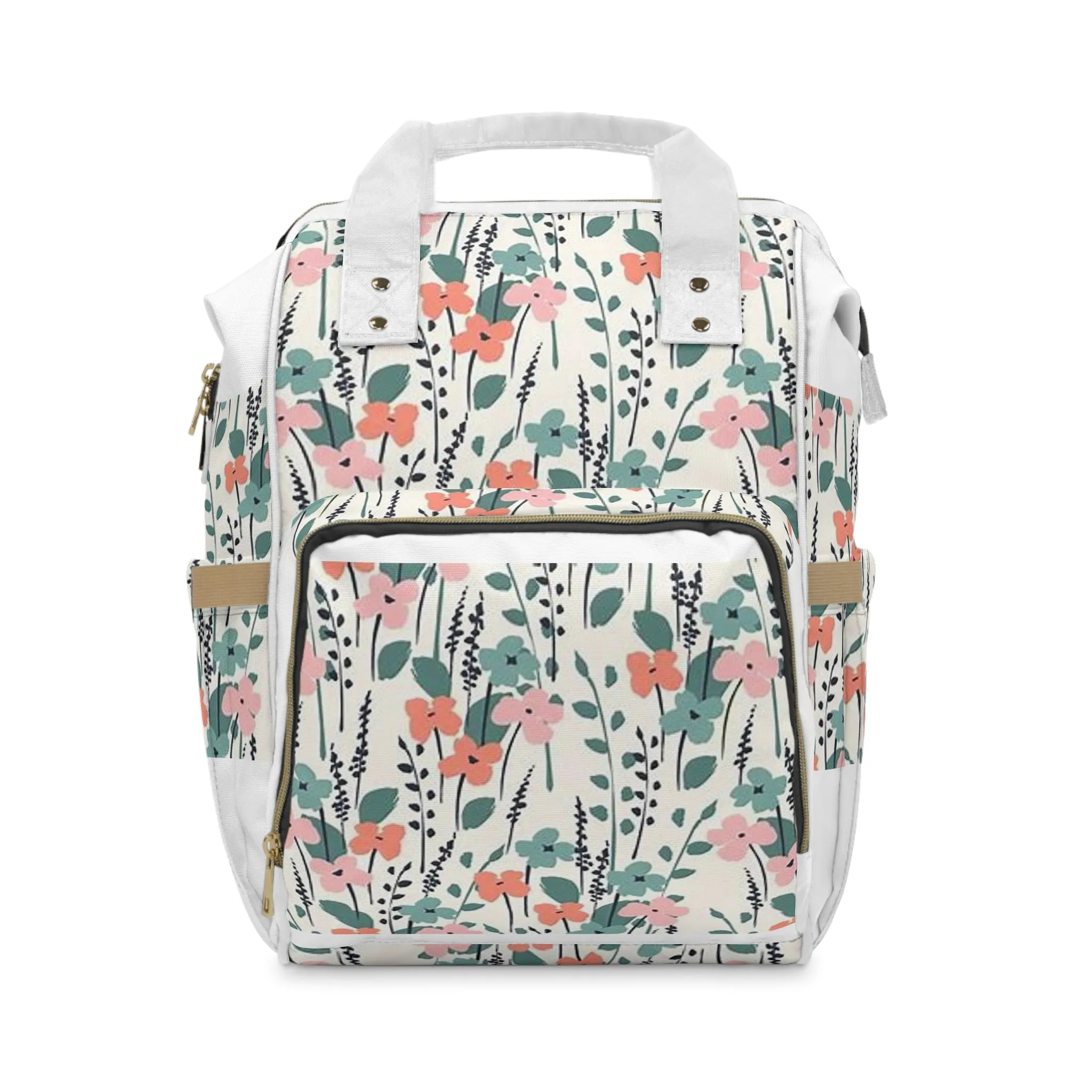 Multifunctional Flower Diaper Bag