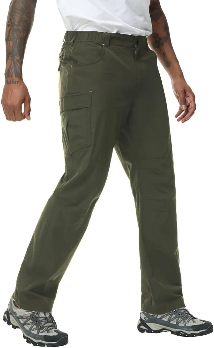 Muscle Killer Men's Hiking Pants Outdoor Quick Dry Lightweight Waterproof Windproof Fishing Mountain Pants 6 Zipper Pockets