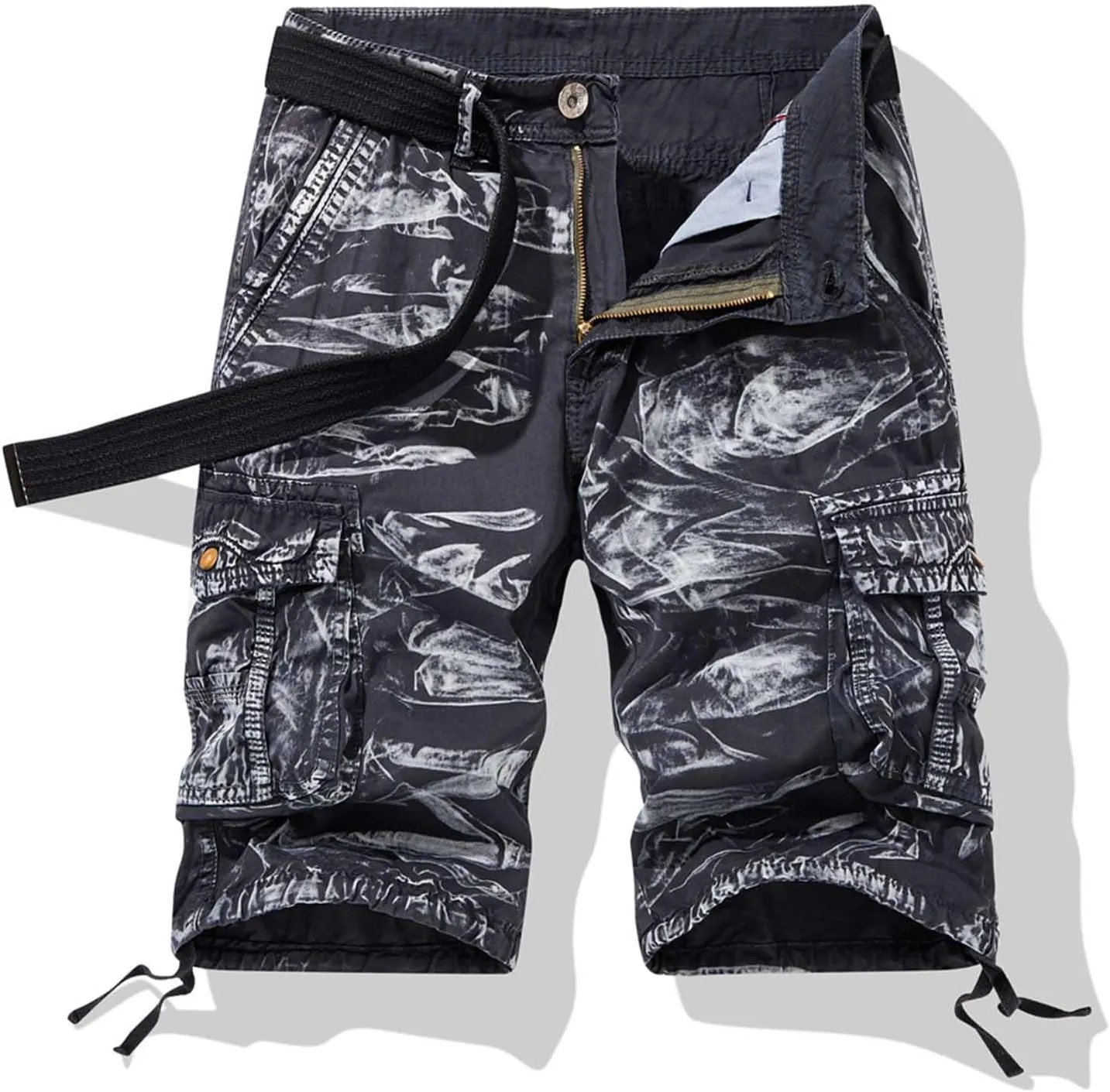 Muscularfit Cargo Shorts for Men 2023 Regular and Big & Tall Camo Multi Pockets Tooling Shorts Fashion Outdoor Work Shorts