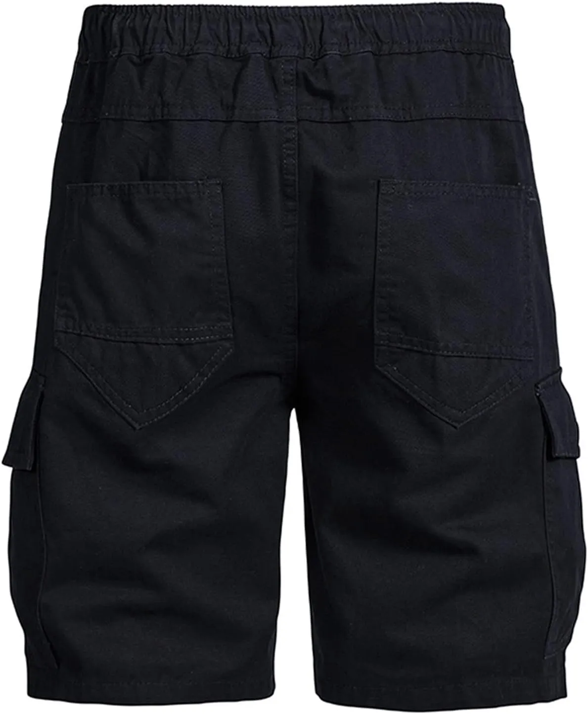 Muscularfit Cargo Shorts for Men 2024 Trendy Cotton Multi Pocket Tooling Shorts Casual Elastic Waist Drawstring Sport Shorts