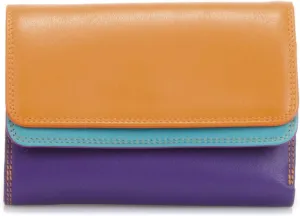 mywalit Double-Flap Wallet Leather Purse | 6 Credit Card Slots | ID Window, Coin Pockets & Pen | Copacabana | Classy & Compact Accessory for Men & Women | Perfect for Everyday Use