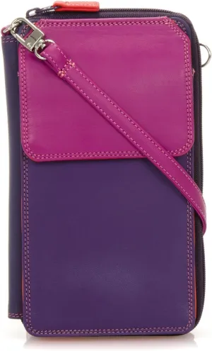 mywalit Multi-Color Purse With Shoulder Strap | 16 Cards, Phone & Coin Pockets