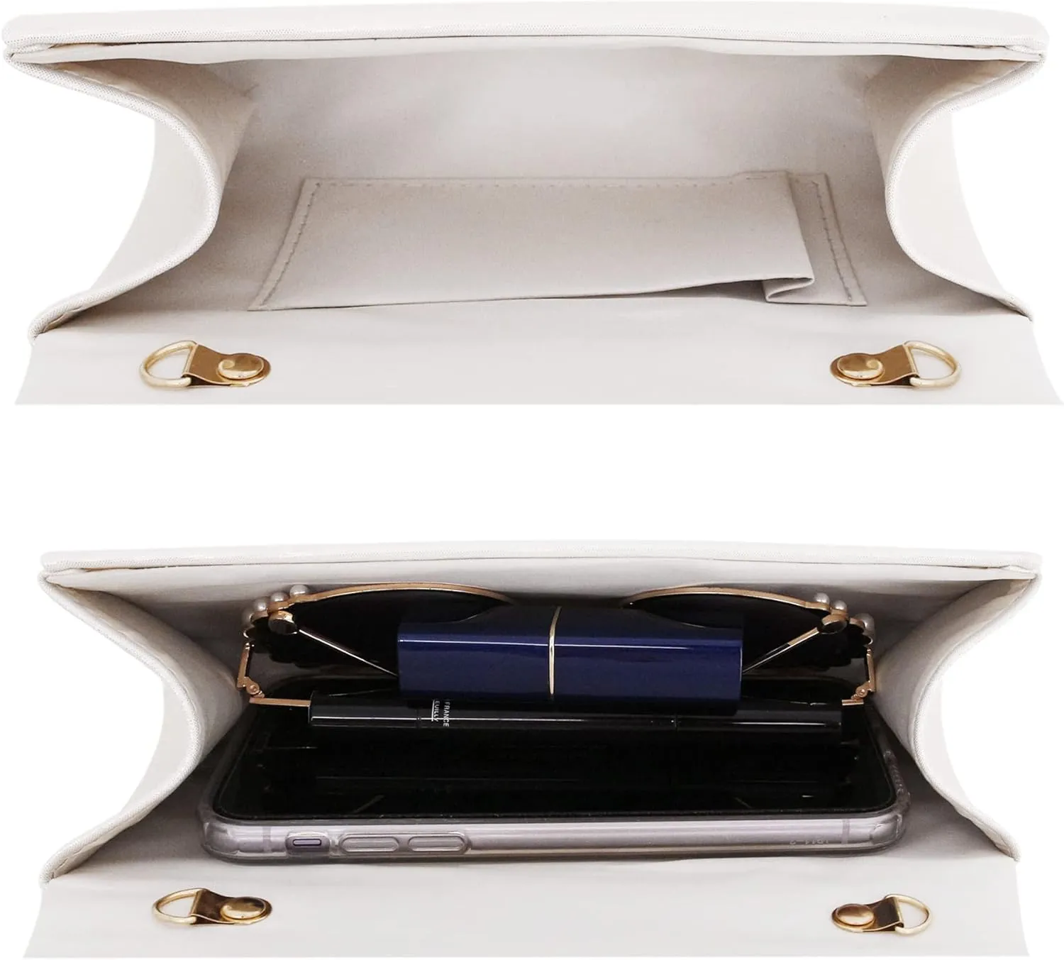 Naimo Bling Shiny Rhinestone Wedding Evening Party Clutch Handbag Purse