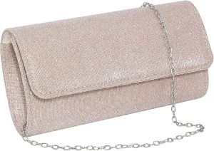 Naimo Flap Dazzling Small Clutch Bag Evening Bag With Detachable Chain
