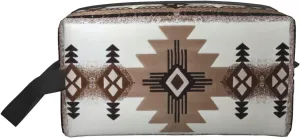 Native American Print Large Capacity Cosmetic Organizer for Women and Men Portable Travel Makeup Pouch