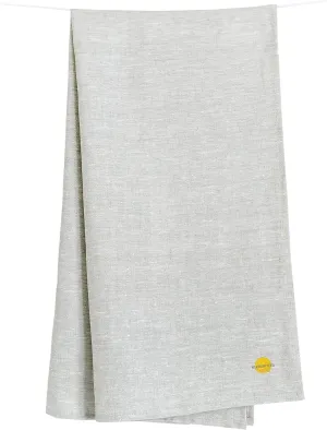 Natural Linen 100% Flax Bath Towel. Best quick dry lightweight Towel. Grey 28" X 58".