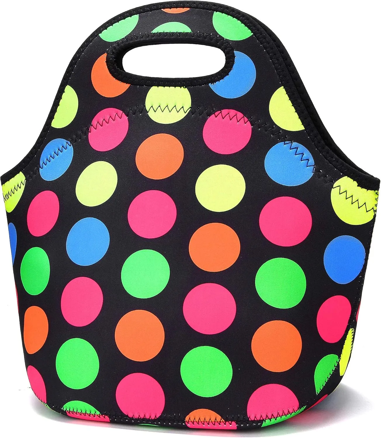 Neoprene Lunch Bag for Women Insulated Lunch Tote Bags Washable Lunch Container Box for Work Picnic Lightweight Meal Prep Bags for Men