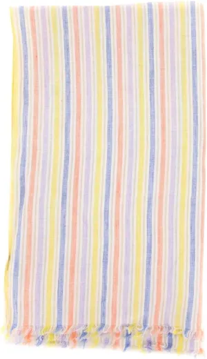 New Multi-Colored Linen Scarf