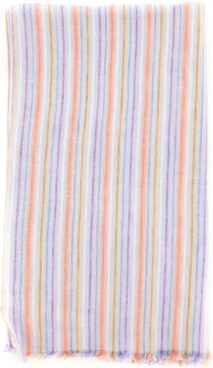 New Multi-Colored Linen Scarf