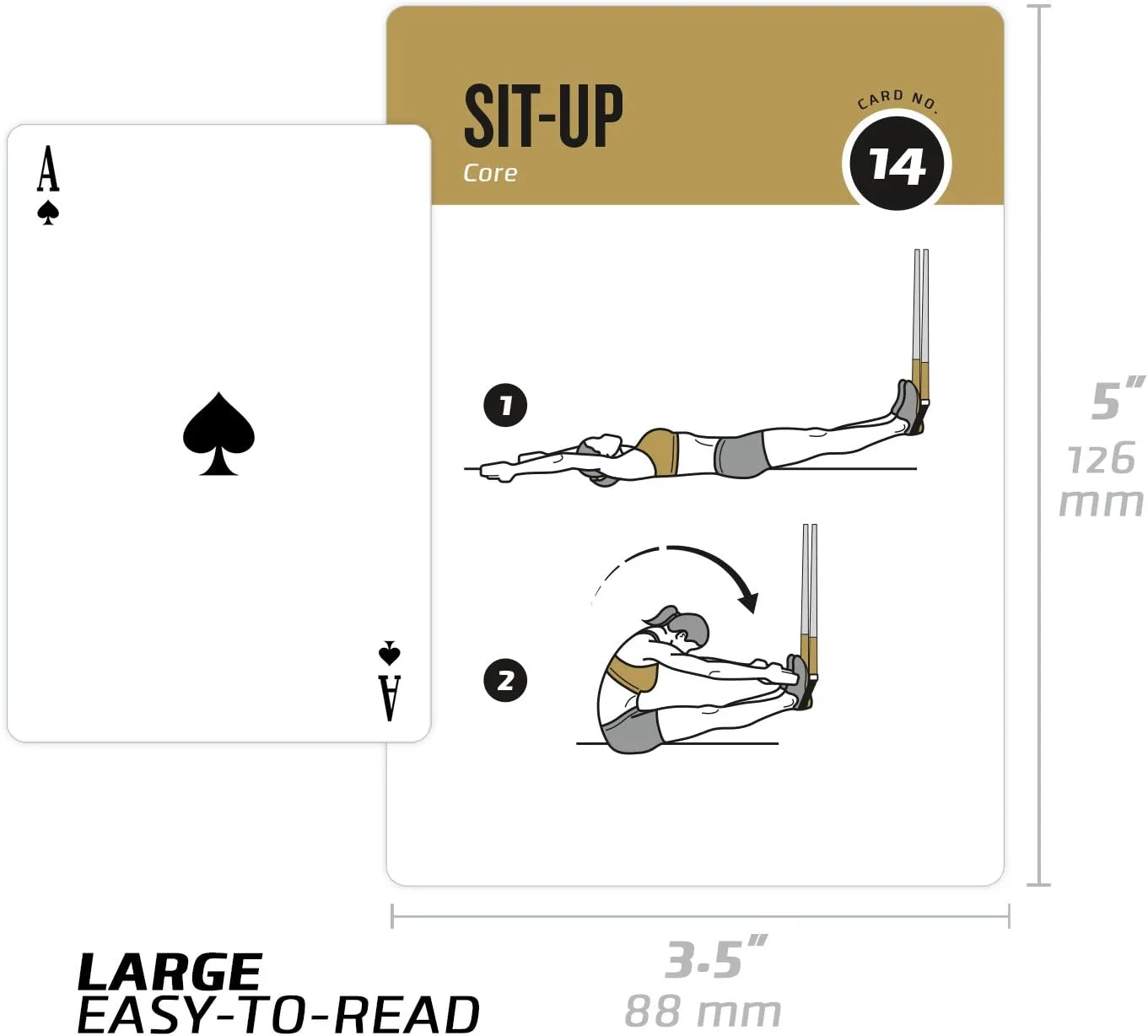 NewMe Fitness Suspension Workout Cards, Instructional Fitness Deck for Women & Men, Beginner Fitness Guide to Training Exercises at Home or Gym (Suspension, Vol 1)