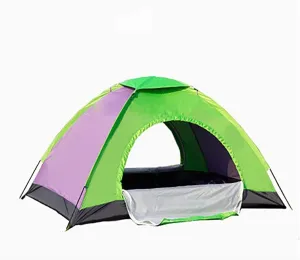 NIEH Outdoor Camping Tent Camping Tent,Waterproof & Windproof Backpack Outdoor Dome Tent Two Doors Backpacking with Gauze Curtain,2-4 Person Large Tent for Family,Beach Traveling,Hunting,Fish