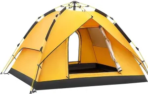 NIEH Tent, Double Thick Double Automatic Rainproof Outdoor Camping Tent, Multi-Spec