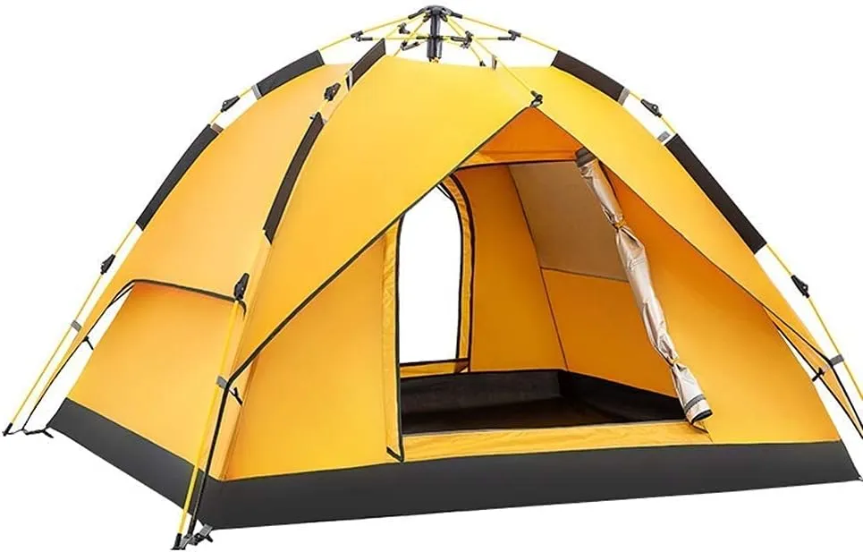 NIEH Tent, Double Thick Double Automatic Rainproof Outdoor Camping Tent, Multi-Spec