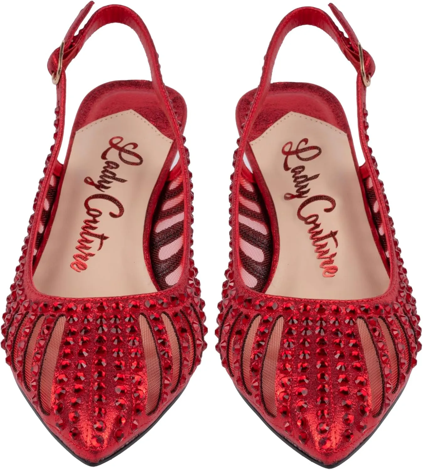 Ninety Union Lady Couture Rosita Mesh Rhinestone Heel Slingback
