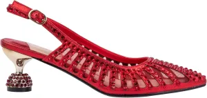 Ninety Union Lady Couture Rosita Mesh Rhinestone Heel Slingback