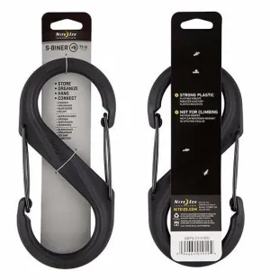 Nite Ize S-Biner Dual Carabiner Plastic, Size #8