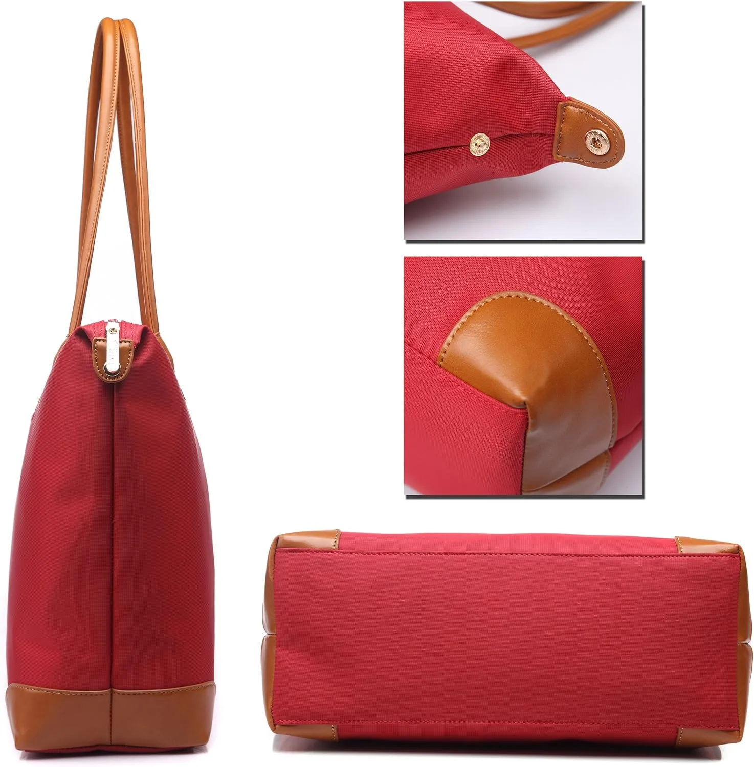 NNEE® Water Resistance Nylon Tote Bag & Multiple Pocket Design