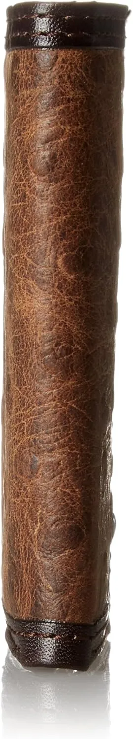 Nocona Men's Brown Ostrich Trifold