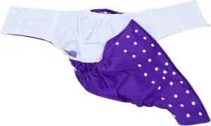 NOLITOY Adult Reusable Cloth Diapers Washable Leakproof for Heavy Wetters Unisex Comfortable Fit