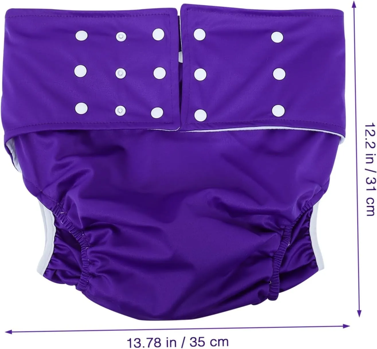 NOLITOY Adult Reusable Cloth Diapers Washable Leakproof for Heavy Wetters Unisex Comfortable Fit