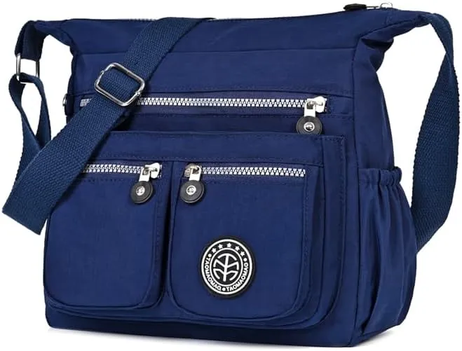 Nylon Crossbody Bag for Women Travel Purses and Handbag Large Capacity Waterproof Shoulder Bag
