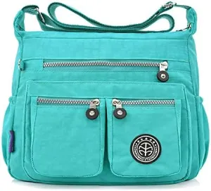 Nylon Crossbody Bag for Women Travel Purses and Handbag Large Capacity Waterproof Shoulder Bag
