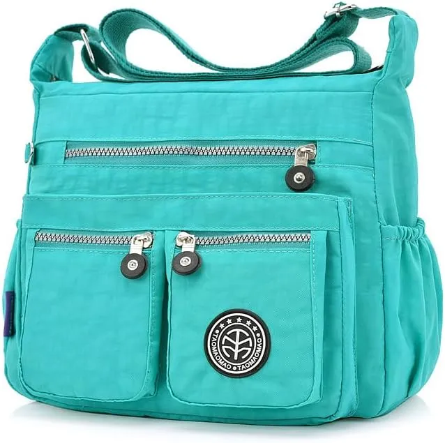 Nylon Crossbody Bag for Women Travel Purses and Handbag Large Capacity Waterproof Shoulder Bag