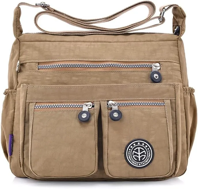 Nylon Crossbody Bag for Women Travel Purses and Handbag Large Capacity Waterproof Shoulder Bag