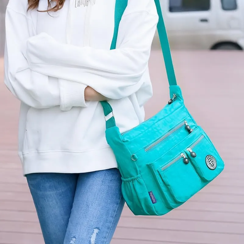 Nylon Crossbody Bag for Women Travel Purses and Handbag Large Capacity Waterproof Shoulder Bag