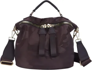 Nylon Crossbody Handbag for Women Anti-theft Purse Shopping Tote Bag Lightweight Shoulder Bag