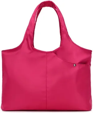 Nylon Tote Handbag for Women Large Top Handle Bag Lightweight Mommy Bag Multi Pocket Travel Satchel Shopping Bag