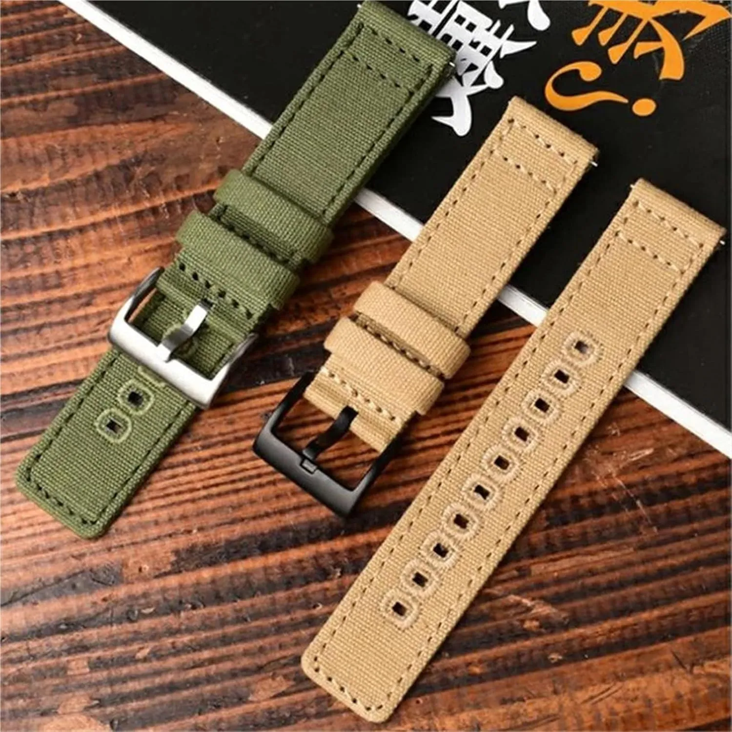 Nylon Watch Strap 18mm 20mm 22mm Canvas Quick Release Watch Band Men Women Universal Bracelet Watchband