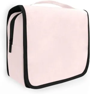 ODAWA Toiletry Bag Misty Rose Large Capacity Hanging Cosmetic Case Portable Hanging Organizer for Travel