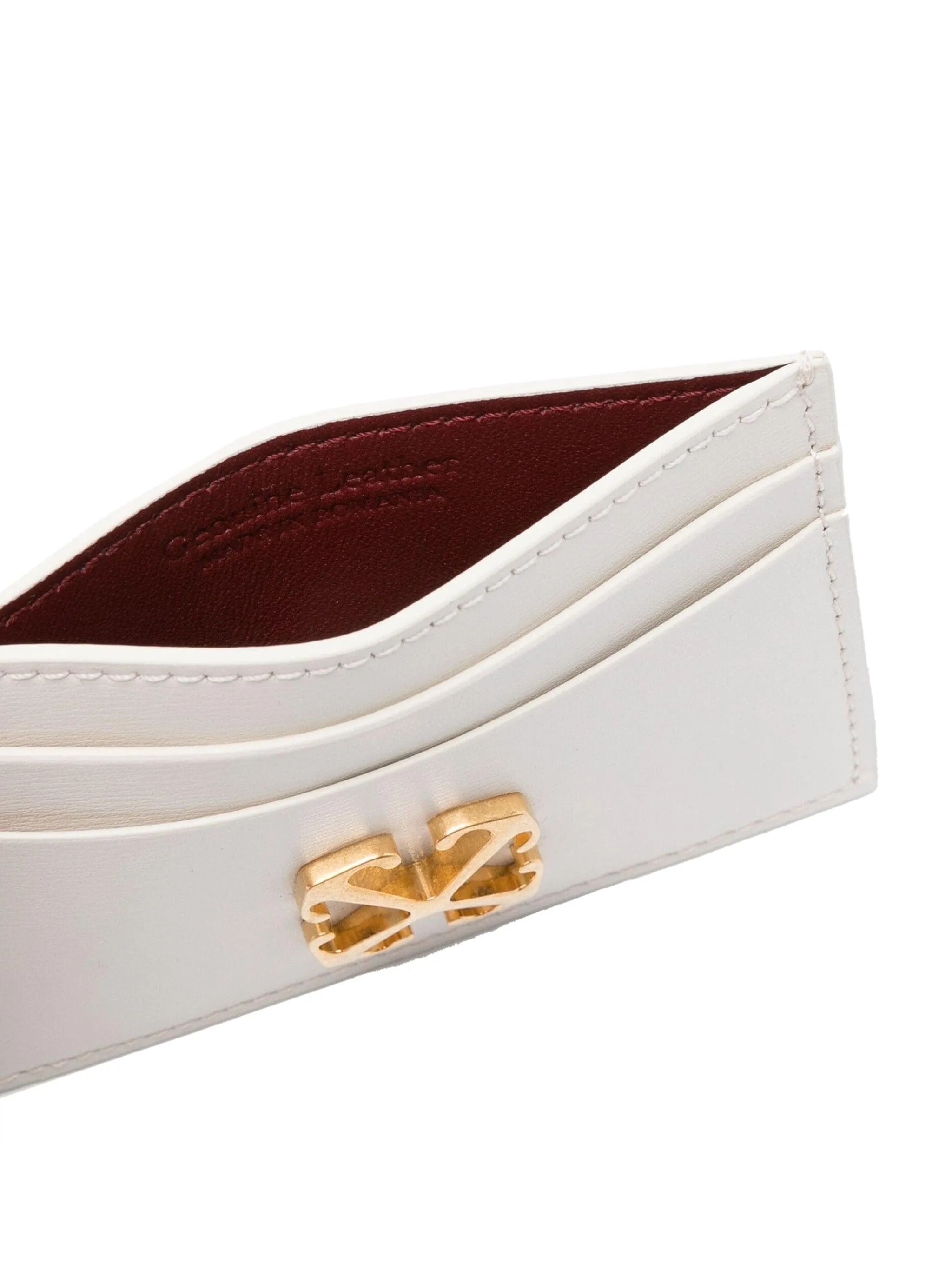 Off-White Jitney Simple Logo Plaque Cardholder