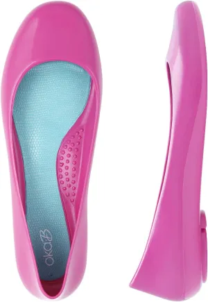 Oka-B Women's Shiny Taylor Ballet Flats