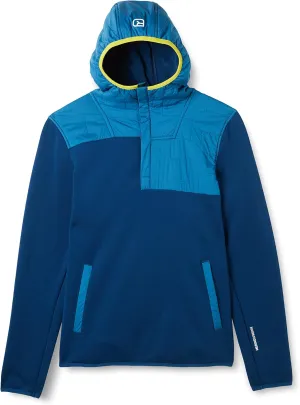 Ortovox Men’s Fleece Plus Anorak, High-Performance Merino Wool Pull-Over Hooded Jacket, Freeride, Mountaineering & Ski Tours