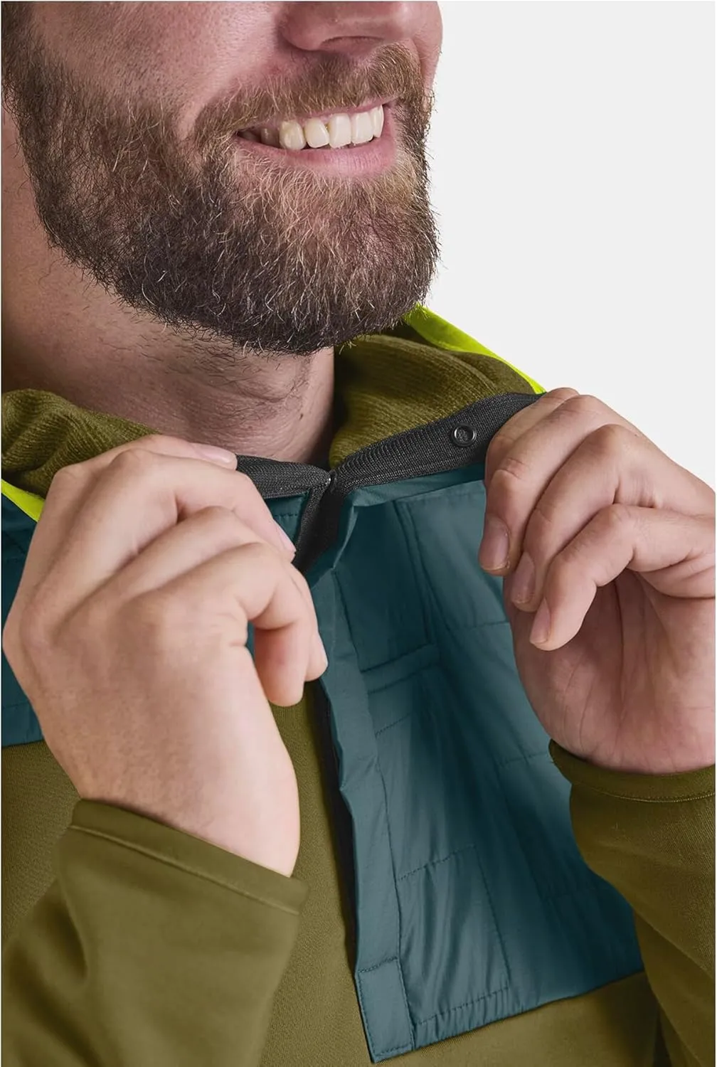 Ortovox Men’s Fleece Plus Anorak, High-Performance Merino Wool Pull-Over Hooded Jacket, Freeride, Mountaineering & Ski Tours