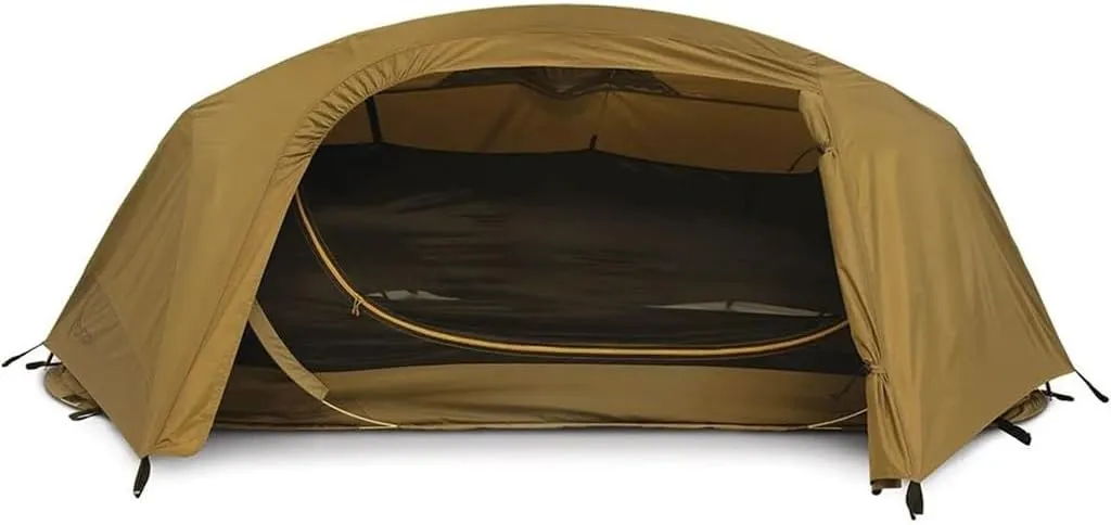 Outdoor Single Aluminium Alloy Lightweight Tent Nylon Tacticals Hut Camping Bed Mosquito Net Field